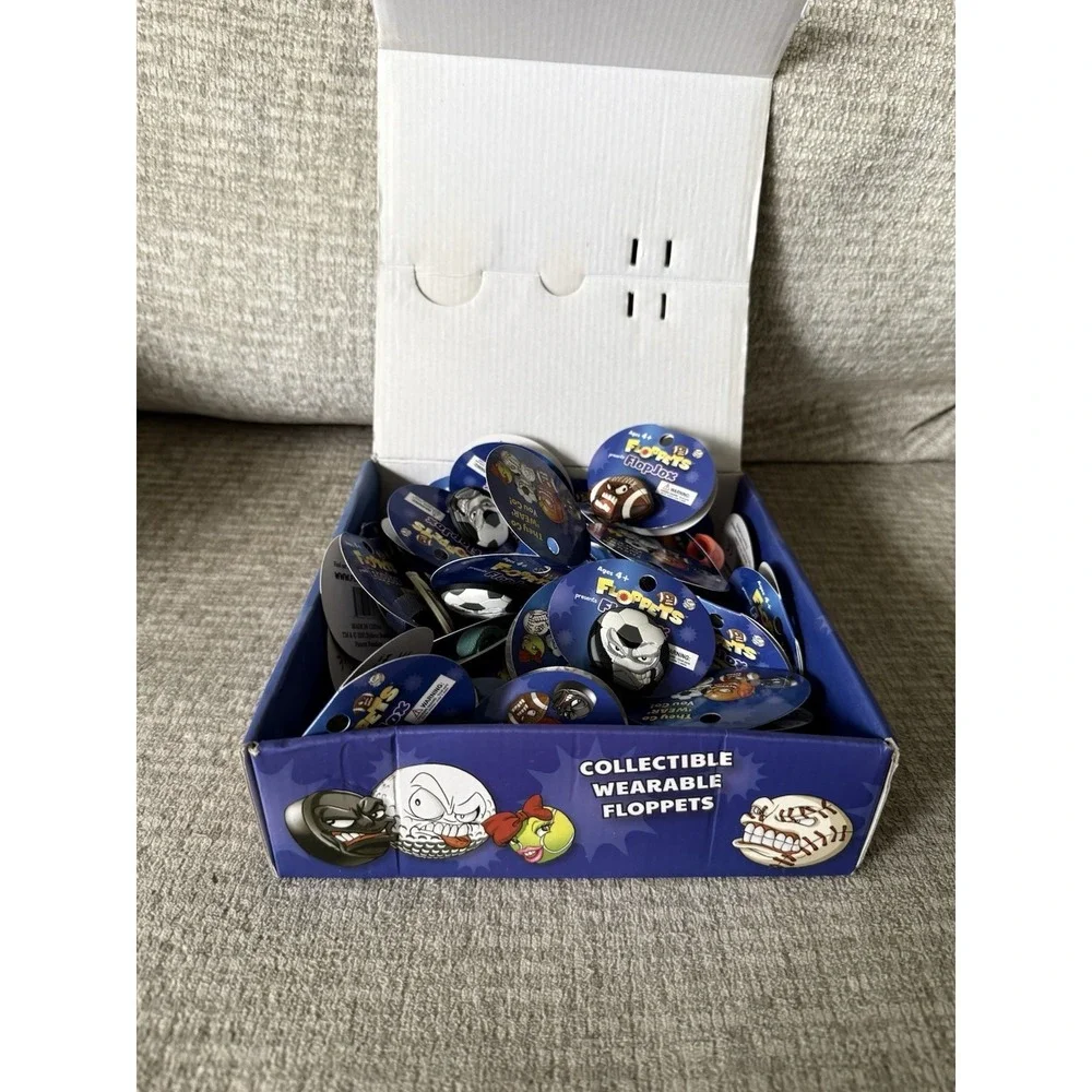 Floppets Charm Rings, Case‎ Of 34~ Connectable, Collectible, Wearable, Stickable